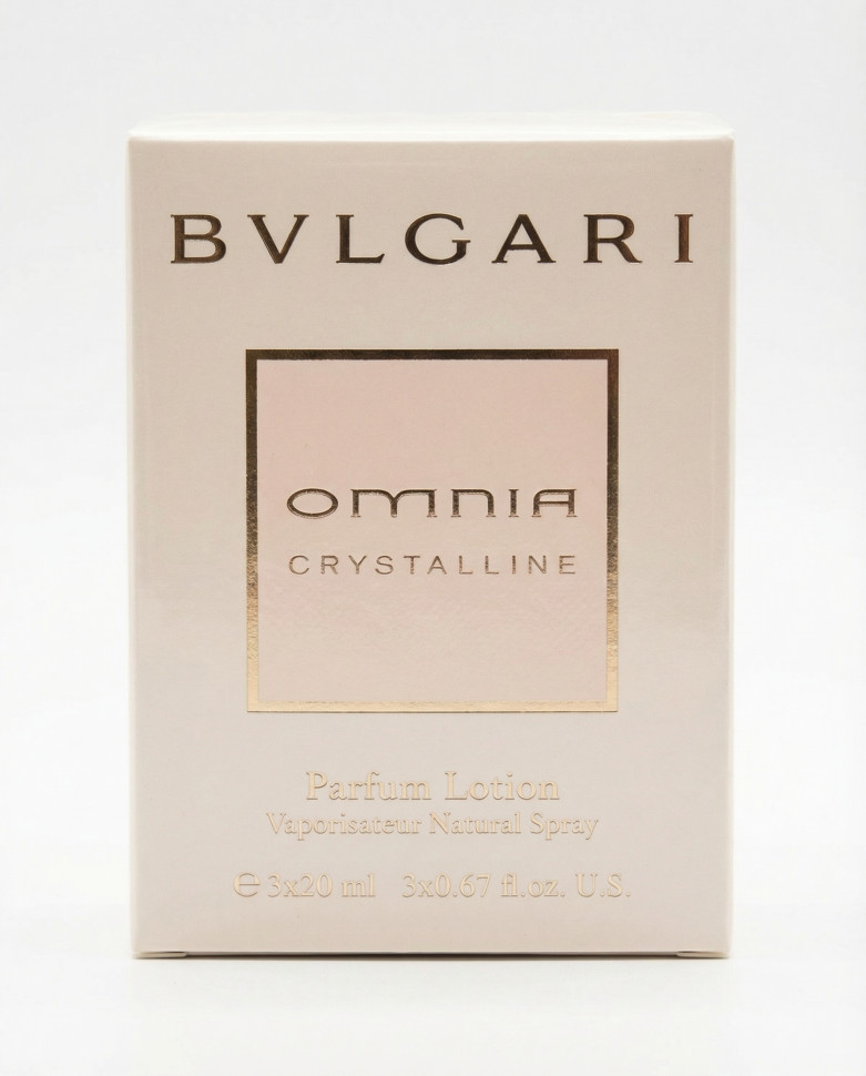 Bvlgari Omnia Crystalline 3х20 ml (Парфюмерная вода) — Bvlgari Omnia Crystalline 3х20 ml (Парфюмерная вода)