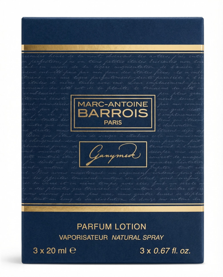 MARC-ANTOINE BARROIS GANYMEDE 3x20 ml (Парфюмерная вода) — MARC-ANTOINE BARROIS GANYMEDE 3x20 ml (Парфюмерная вода)