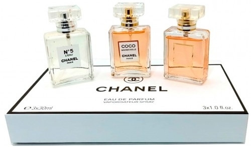 Подарочный набор Chanel 3x30 ml EDP — Подарочный набор Chanel 3x30 ml EDP